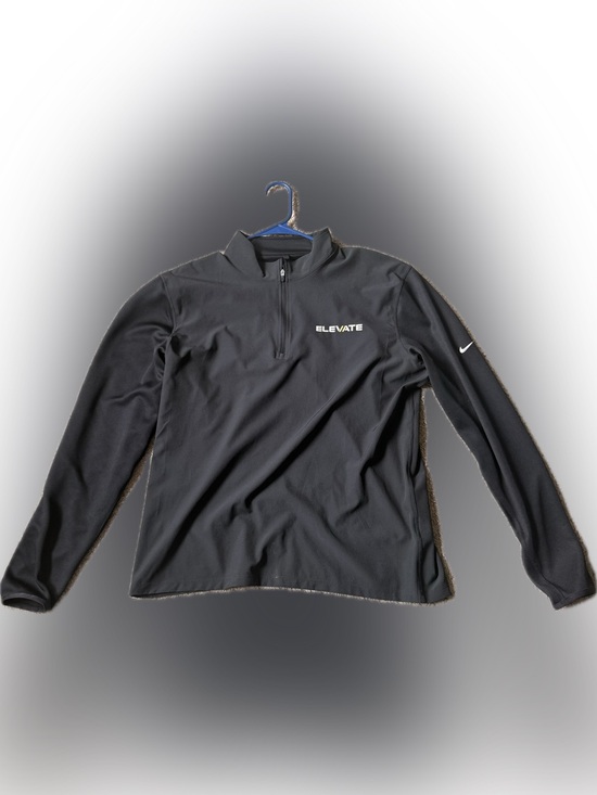 Nike Other - Nike Black Quarter-Zip Performance Jacket with Elevate Logo